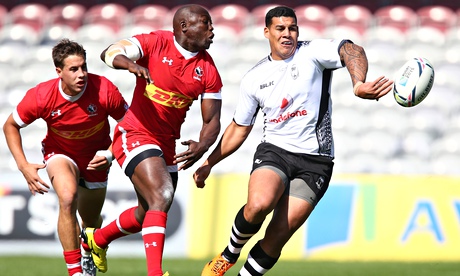 Josh Matavesi of Fiji