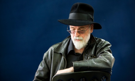 Terry Pratchett, author of the Discworld novels, who died in March.