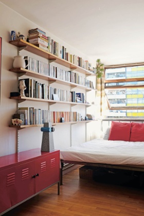 Detail of Matthew Carter's Golden Lane flat.