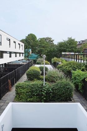 The central 'alley' on Dunboyne Road estate.