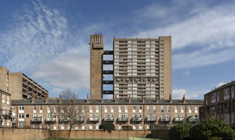 Balfron Tower and the Brownfield estate in POplar, east London.