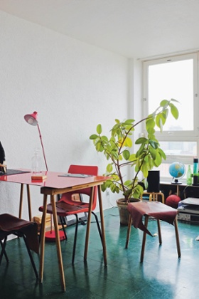 Interior detail of Maria Lisgorskaya's flat.