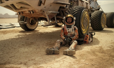 ‘For a survival flick it’s actually pretty light on peril, but it’s not short of thrills’ ... Matt Damon in The Martian.