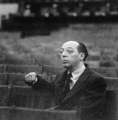 Composer Aaron Copland, 1948.