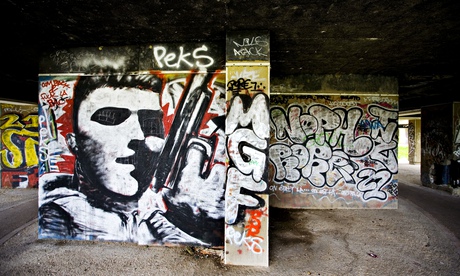 Graffiti on La Forestiere estate, Clichy Sous Bois