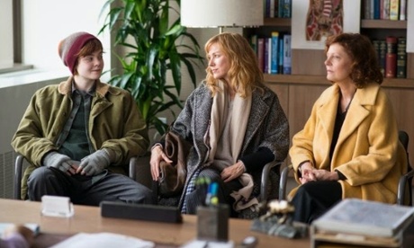 'It’s a safe and curiously involving drama' ... Elle Fanning, Naomi Watts and Susan Sarandon in About Ray.