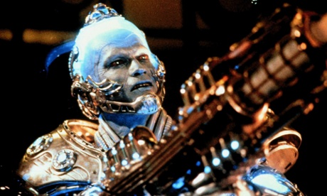 Arnold Schwarzenegger as supervillain Mr. Freeze in Batman & Robin.