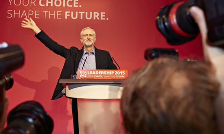 Jeremy Corbyn at the Queen Elizabeth conference centre