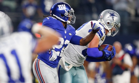 The Dallas Cowboys' Jason Witten caught the game winning touchdown in the fourth quarter against New York Giants.