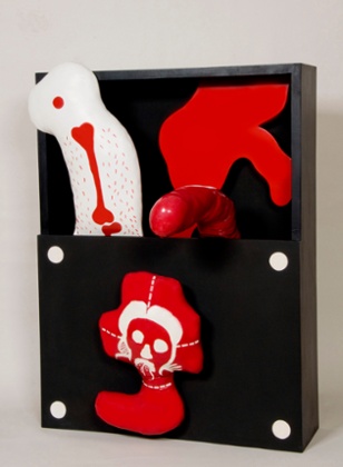 Acidente no Jogo, 1964, by Antonio Dias.