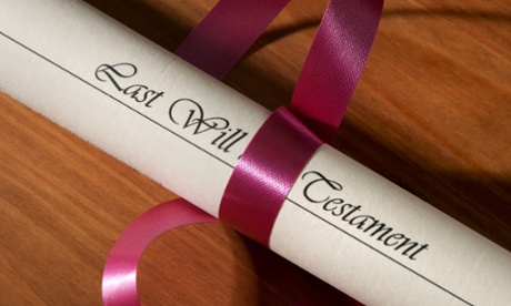 If the will has been through probate, anyone can request a copy of it.