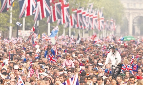 Jeremy makes his way through the cheering crowds to his meeting at the palace.