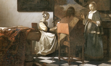 Home truths … The chequered floors in Vermeer's paintings did not actually exist