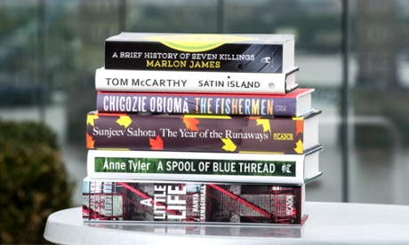 The six Man Booker prize 2015 shortlisted novels.