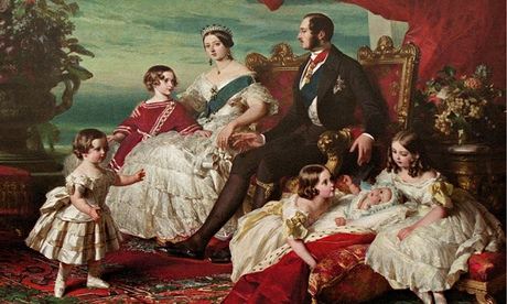 Happy family … Franz Xaver Winterhalter's portrait of Queen Victoria with her husband (and first cou