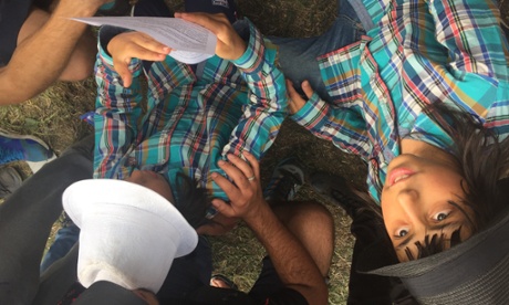 Khaled and Fahed Kashkool, a pair of Syrian twins