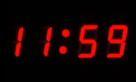 A digital clock, similar to the one built by Ahmed Mohamed.