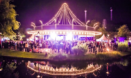 Set in motion: the dance area at Gothenburg’s Liseberg amusement park.