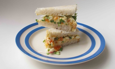 The perfect egg mayonnaise sandwich.