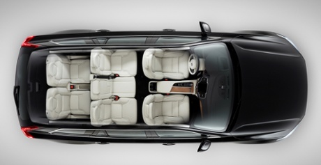 Seventh heaven: the three rows of seats are arranged in theatre style so even the back row gets a view out of the front.