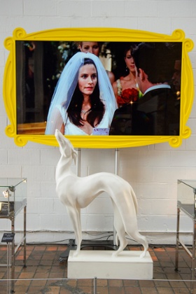 Joey's white china dog