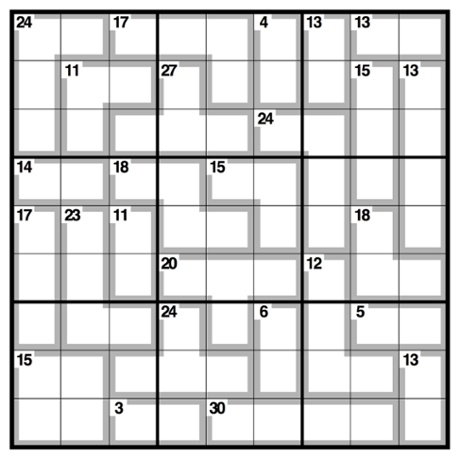 Killer sudoku 27 Sept