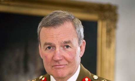 General Sir Nicholas Houghton who has said that public outcry over Britain's foreign military policy and a reluctance from Parliament to deploy troops threatens to encourage the country's enemies.