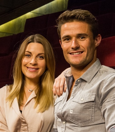 Louise Dearman and Mark Evans