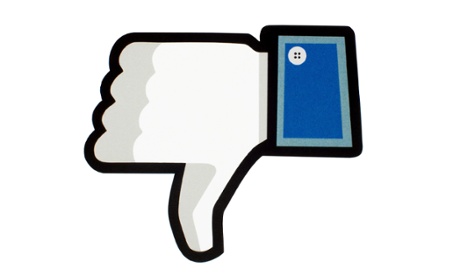 A 'dislike' button logo