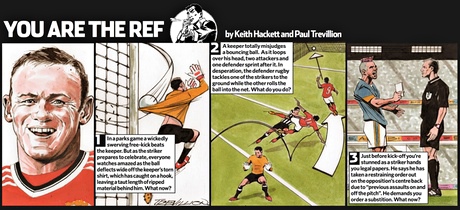 You are the Ref Wayne Rooney