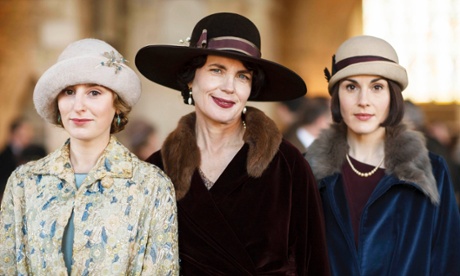 Will Mr Pamuk come back to haunt the Crawleys? Laura Carmichael, Elizabeth McGovern and Michelle Dockery.