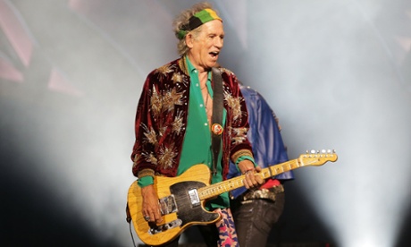 Keith Richards live on stage 