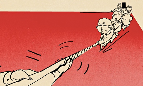 Ellie Foreman-Peck illustration for Corbyn and the Tories