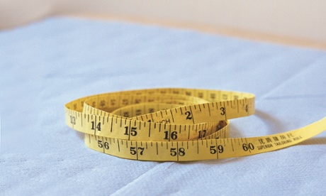 a tape measure in a hospital