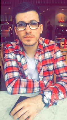 Visually impaired student Husamettin Kocaturkmen