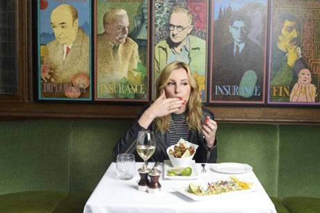 Laura Carmichael at The Ivy, London WC2.