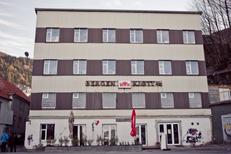 The Bergen Kjøtt building used to produce meat, now it hosts nearly 300 local artists.