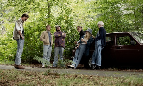 Summer buzzin'… Perry Fitzpatrick as Flip, Thomas Turgoose as Shaun, Andrew Ellis as Gadget, Michael Socha as Harvey, Chanel Cresswell as Kelly and Danielle Watson as Trev.