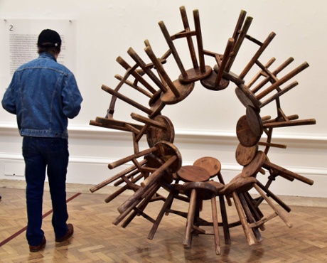 Ai Weiwei. Grapes, 2010, installed at the Royal Academy