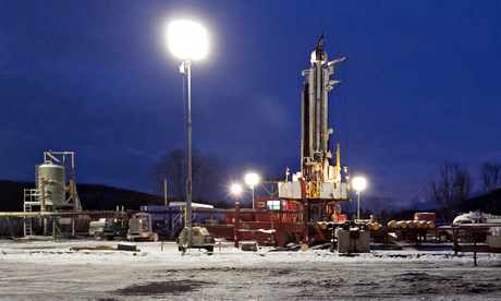 A fracking site in Pennsylvania.