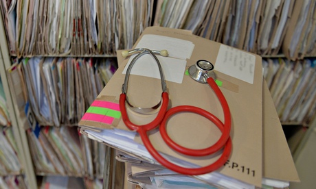 stethoscope and files