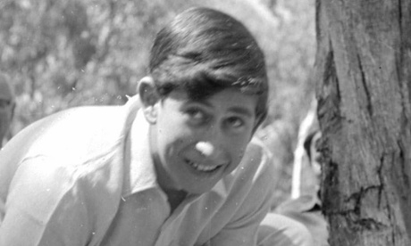 Prince Charles at Geelong Grammar school's  Timbertop centre in 1966.