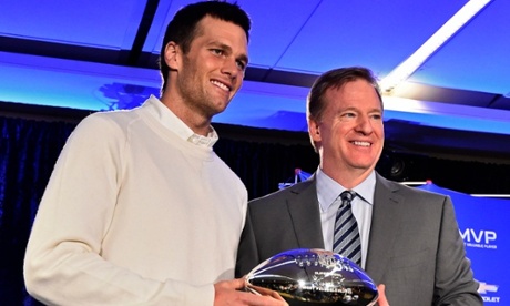 Tom Brady and Roger Goodell