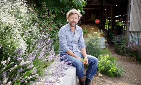 Dan in front of the barn which will soon become part of his studio.