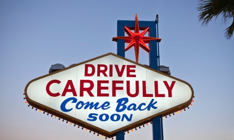 Las Vegas come back soon sign