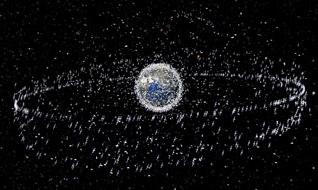 Space junk orbiting - 2008