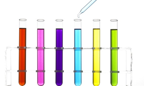 test tubes and pipette