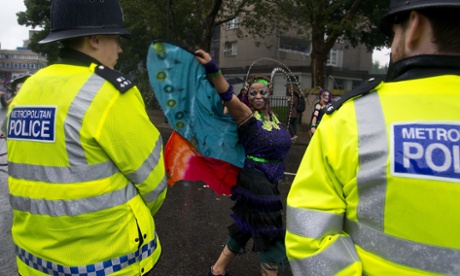 police officers at the Notting Hill Carnival