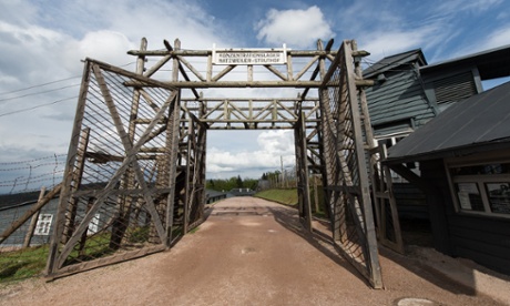 An exterior view of the former Nazi camp in Natzwiller-Struthof.
