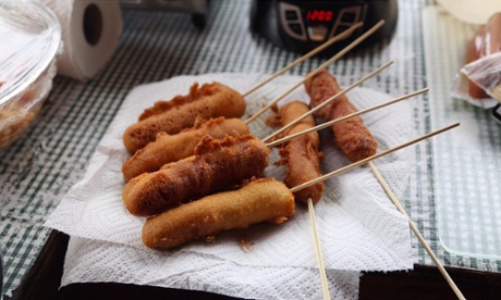 Corn dogs, gluten free